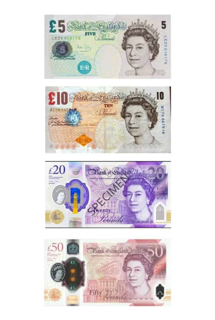 Bank Of England Notes