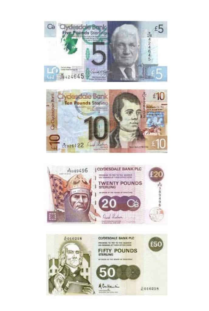 Clydesdale Bank Notes