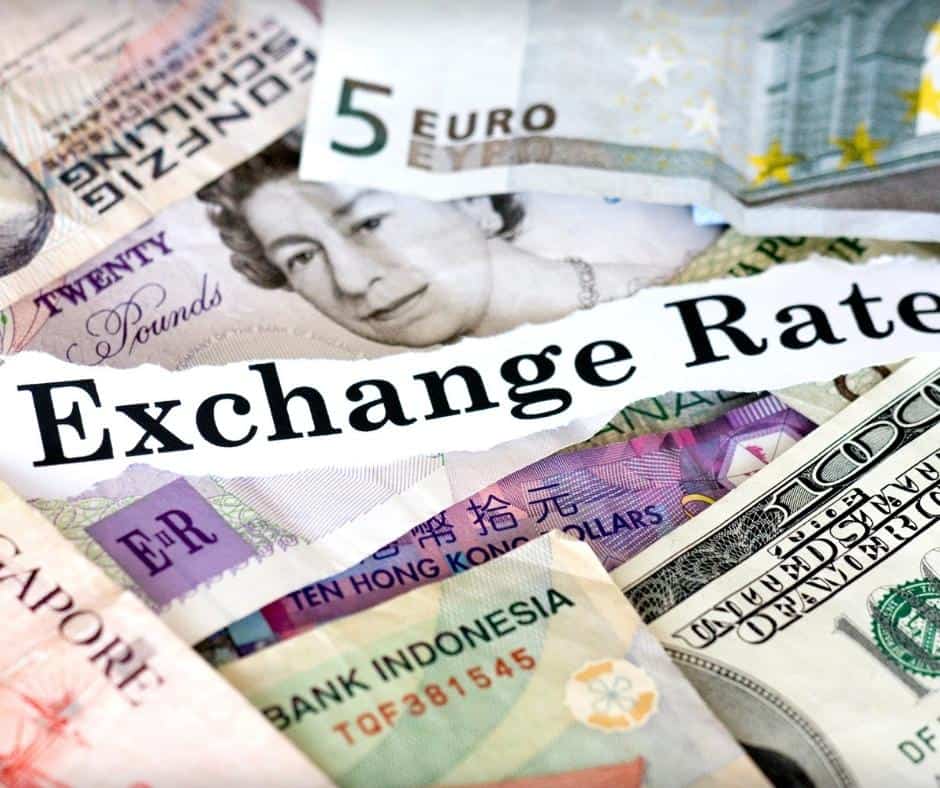 Graphic Depicting The Exchange Rate
